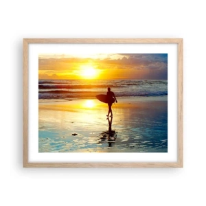 Plakat w ramie jasny dąb - Powrót wojownika - 50x40 cm