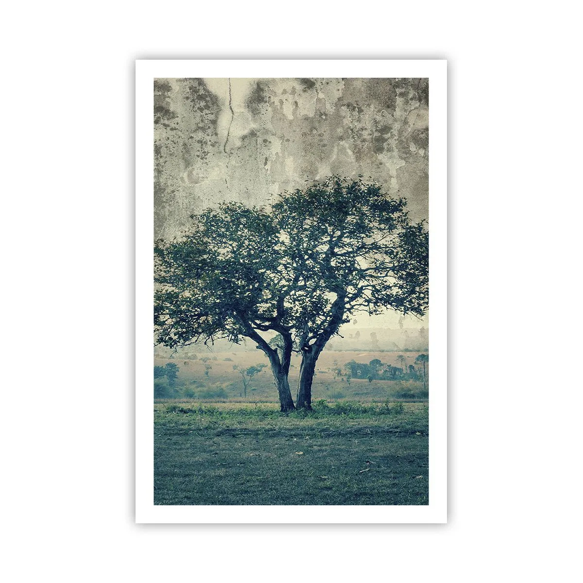 Plakat - Jabłoń na błękitnym błoniu? - 61x91 cm