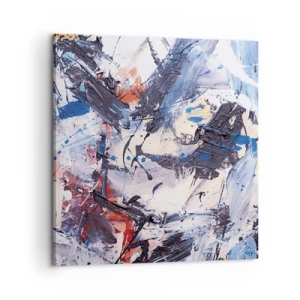 Obraz na płótnie - Szalony taniec abstrakcji - 60x60 cm