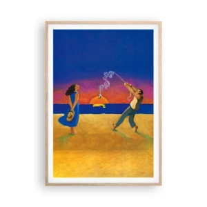 Plakat w ramie jasny dąb - Więcej niż gwiazdka z nieba - 70x100 cm