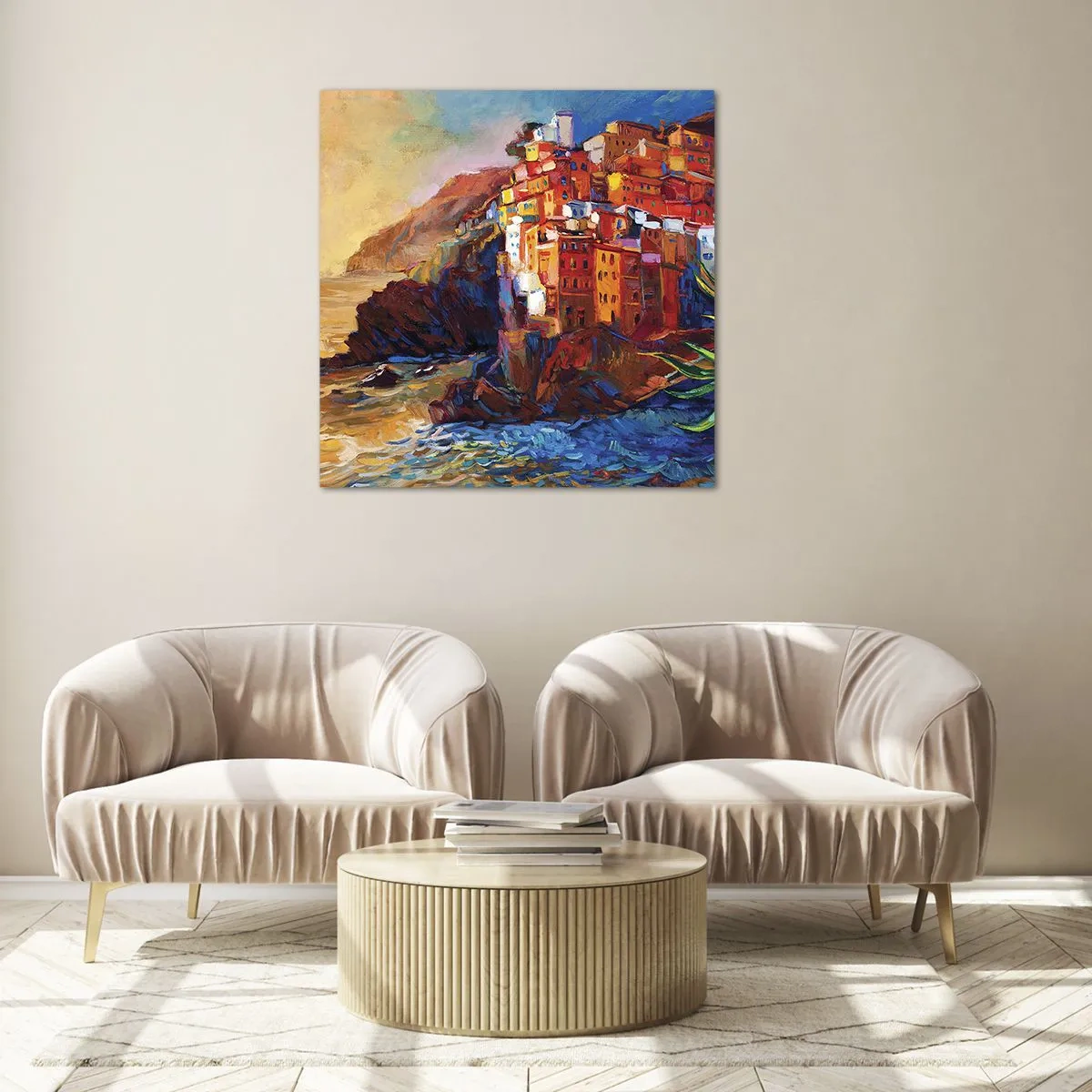 Obraz na szkle - Włoskie klimaty - 50x50 cm