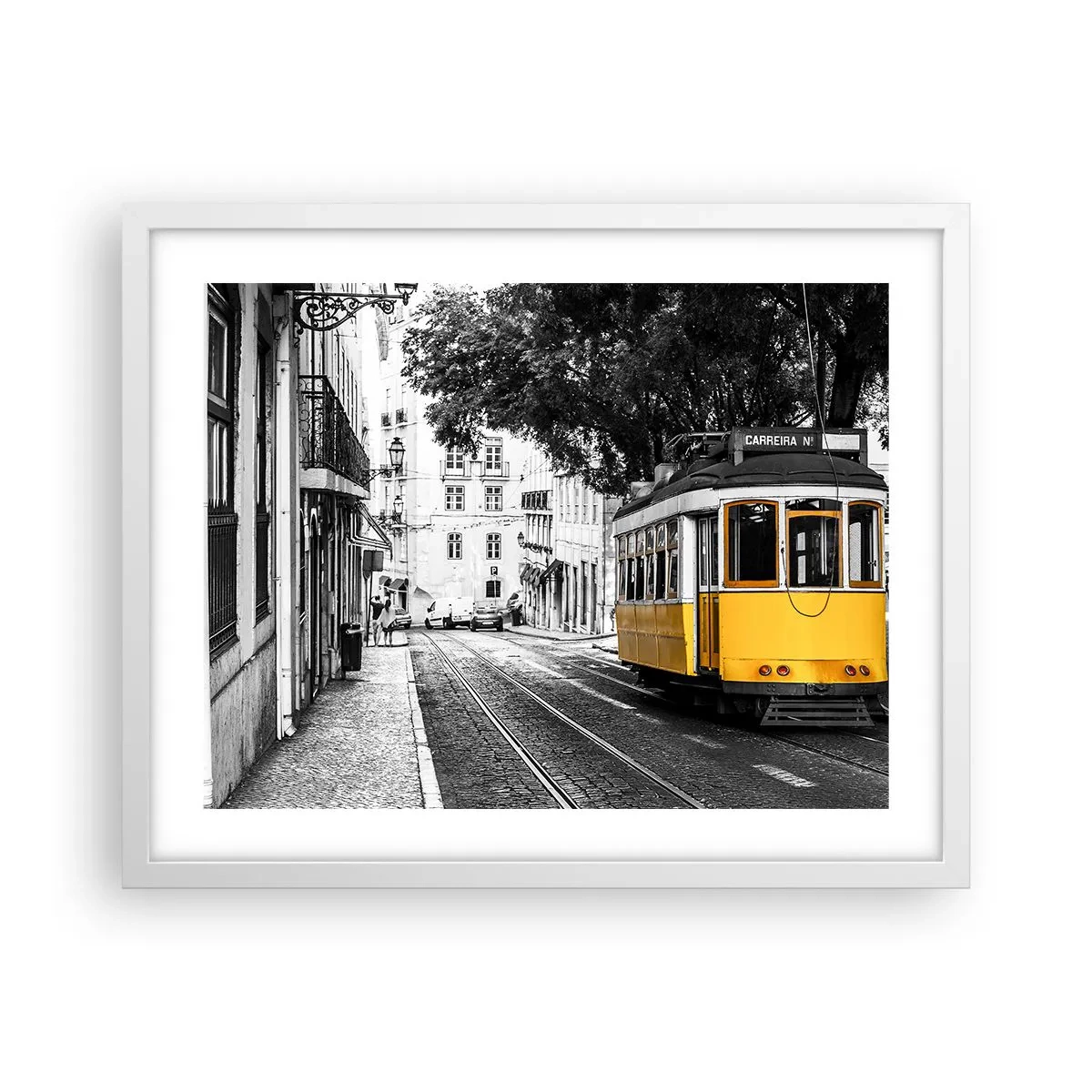 Plakat w białej ramie - I fado w tle - 50x40 cm