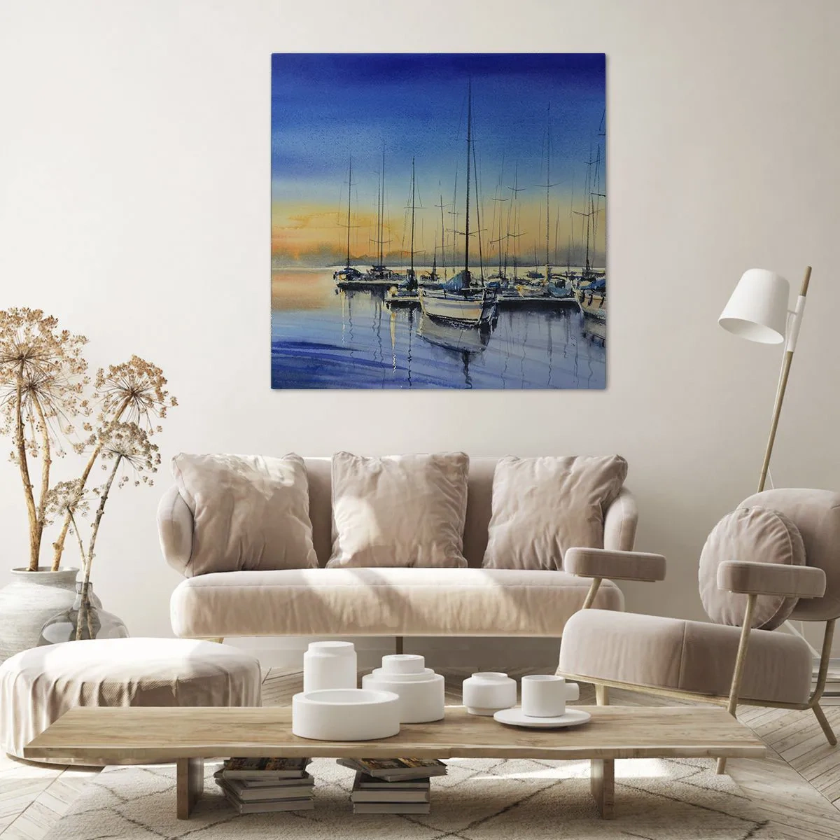 Obraz na płótnie - Koniec dobrego dnia - 30x30 cm