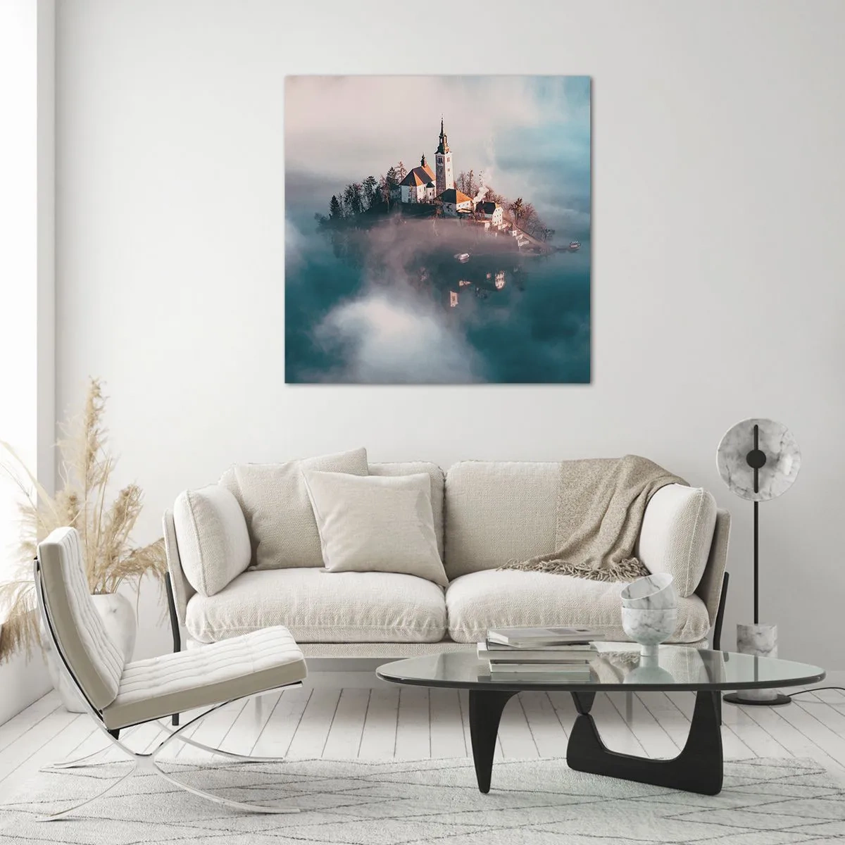 Obraz na szkle - Wyspa marzeń - 50x50 cm