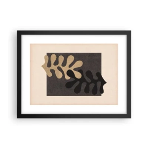 Plakat w czarnej ramie - Brak i dopełnienie - 40x30 cm