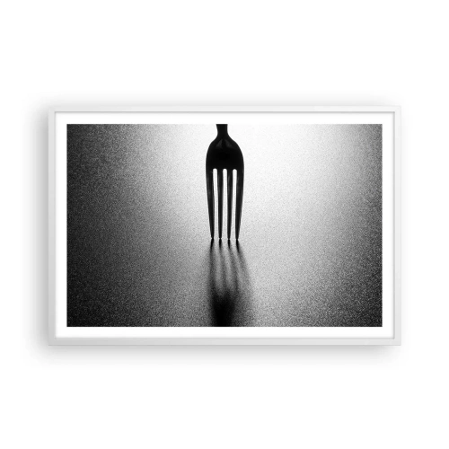 Plakat w białej ramie - Światło i cień - 91x61 cm