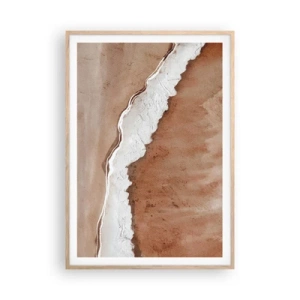 Plakat w ramie jasny dąb - W kolorach ziemi - 70x100 cm