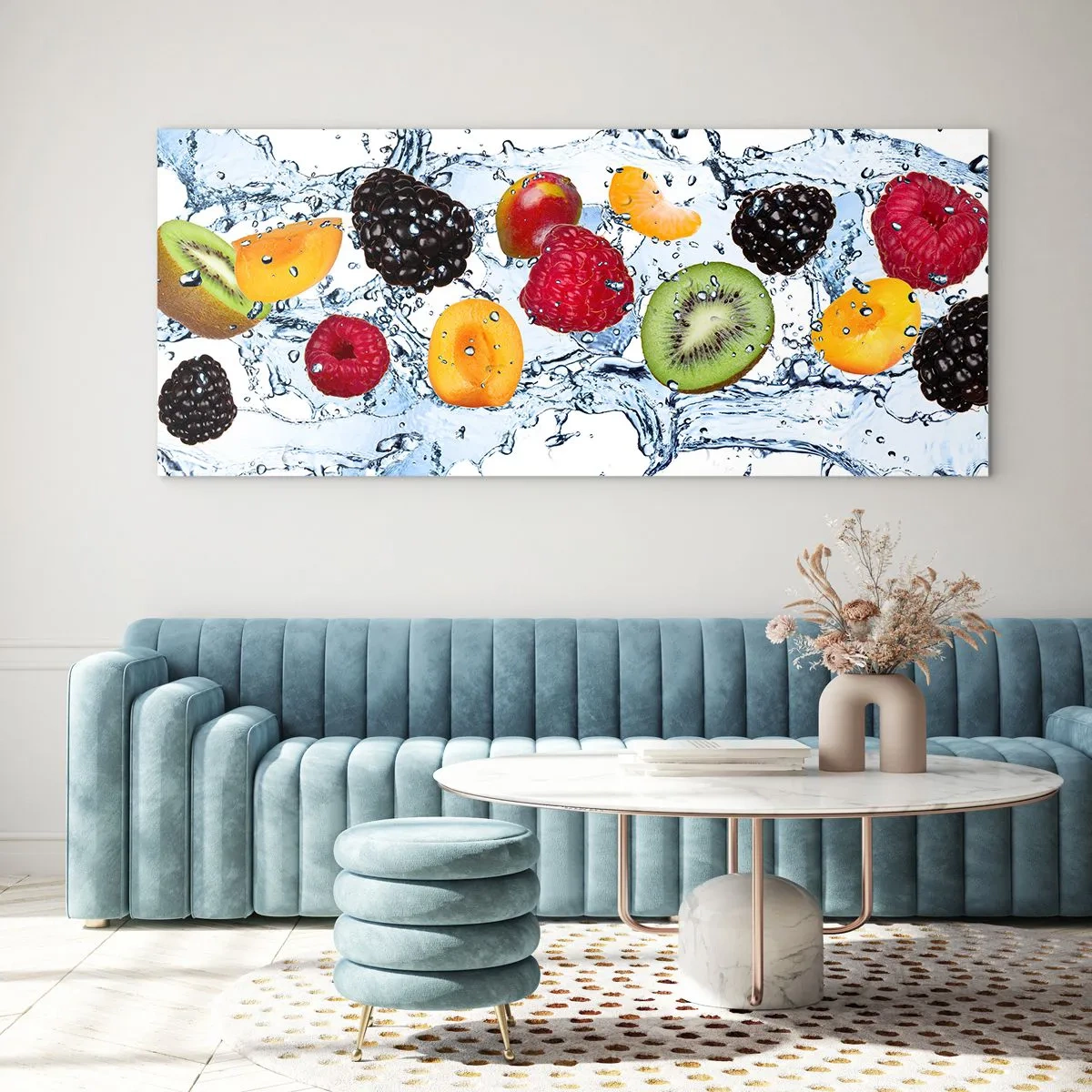 Obraz na szkle - Baw się z nami - 90x30 cm