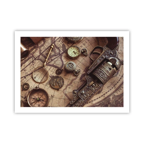 Plakat - Przygoda wzywa - 70x50 cm