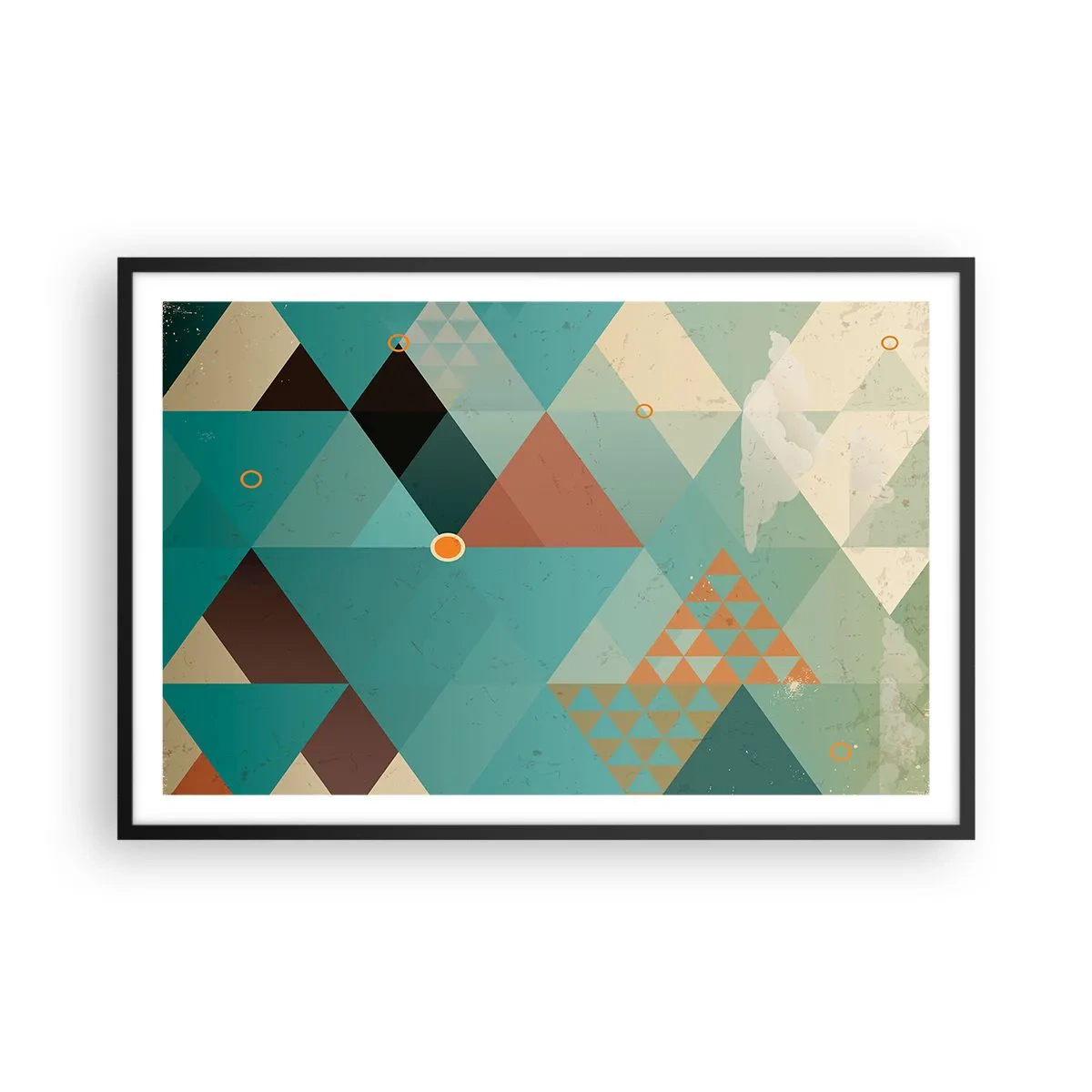 Plakat w czarnej ramie - Jedność wielości, wielość jedności - 91x61 cm