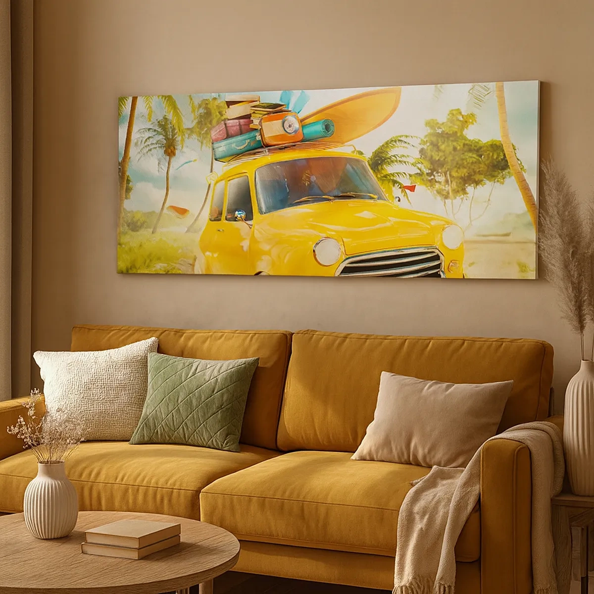 Obraz na płótnie - Podróż po niejeden uśmiech - 30x30 cm