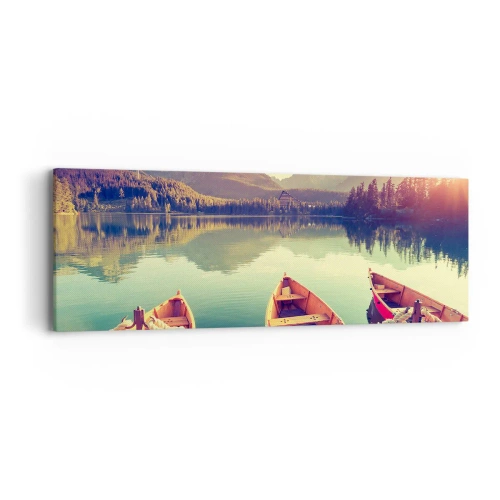 Obraz na płótnie - Żyć według jej praw - 90x30 cm