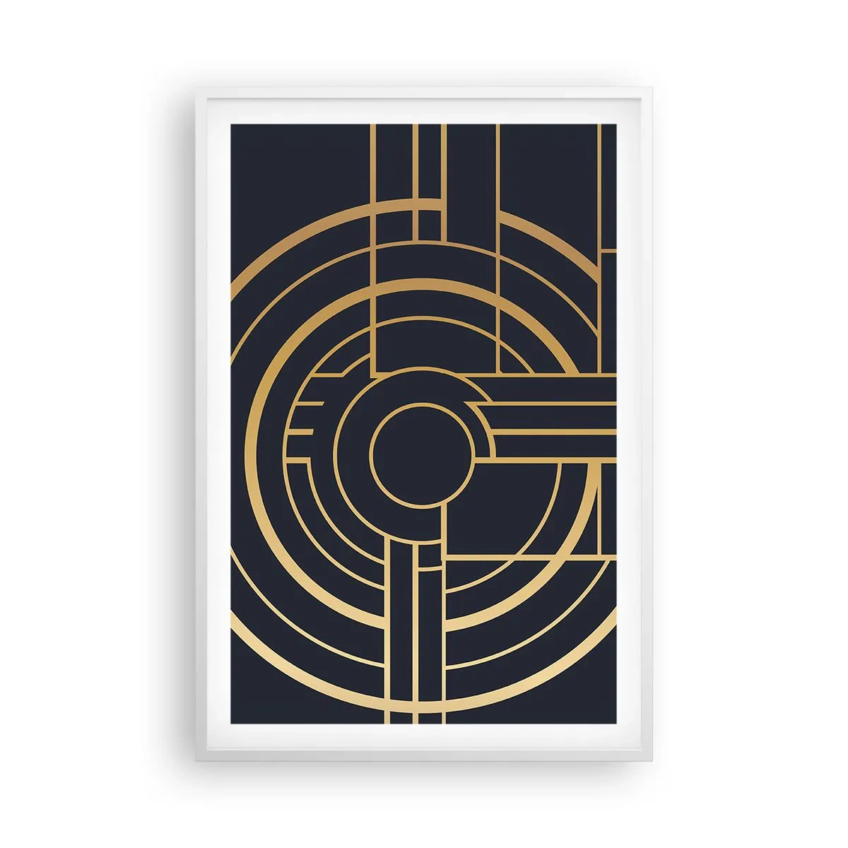 Plakat w białej ramie - Obroty rzeczy - 61x91 cm