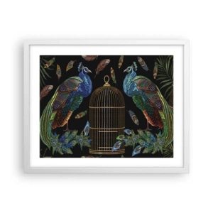 Plakat w białej ramie - W królewskich szatach - 50x40 cm