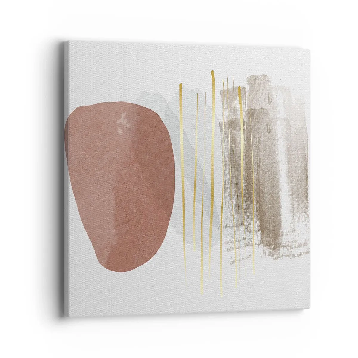 Obraz na płótnie - Abstrakcyjna kolumnada - 40x40 cm