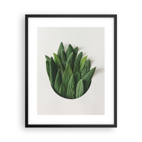 Plakat w czarnej ramie - Nieposkromiona ciekawość - 40x50 cm