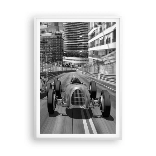 Plakat w białej ramie - Dawno temu w Monte Carlo - 70x100 cm