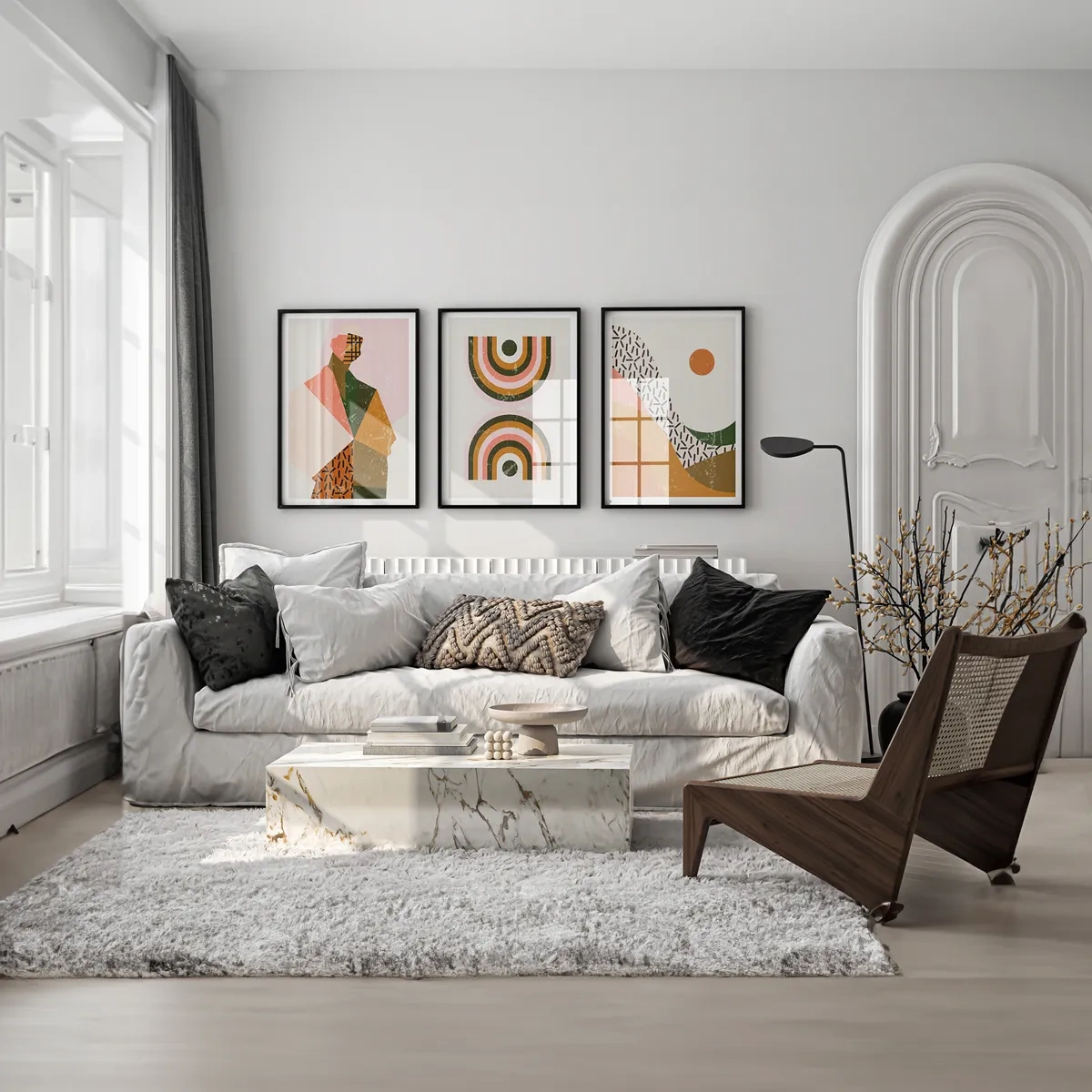 Mediterranean boho - Inspiracja do salonu