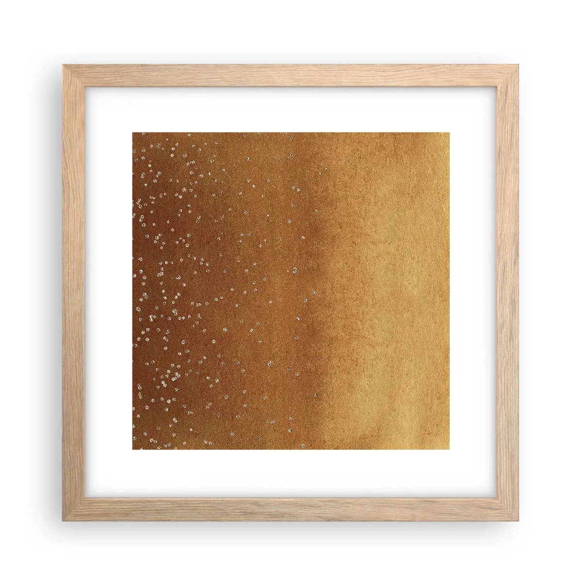 Plakat w ramie jasny dąb - Narodziny światła - 30x30 cm