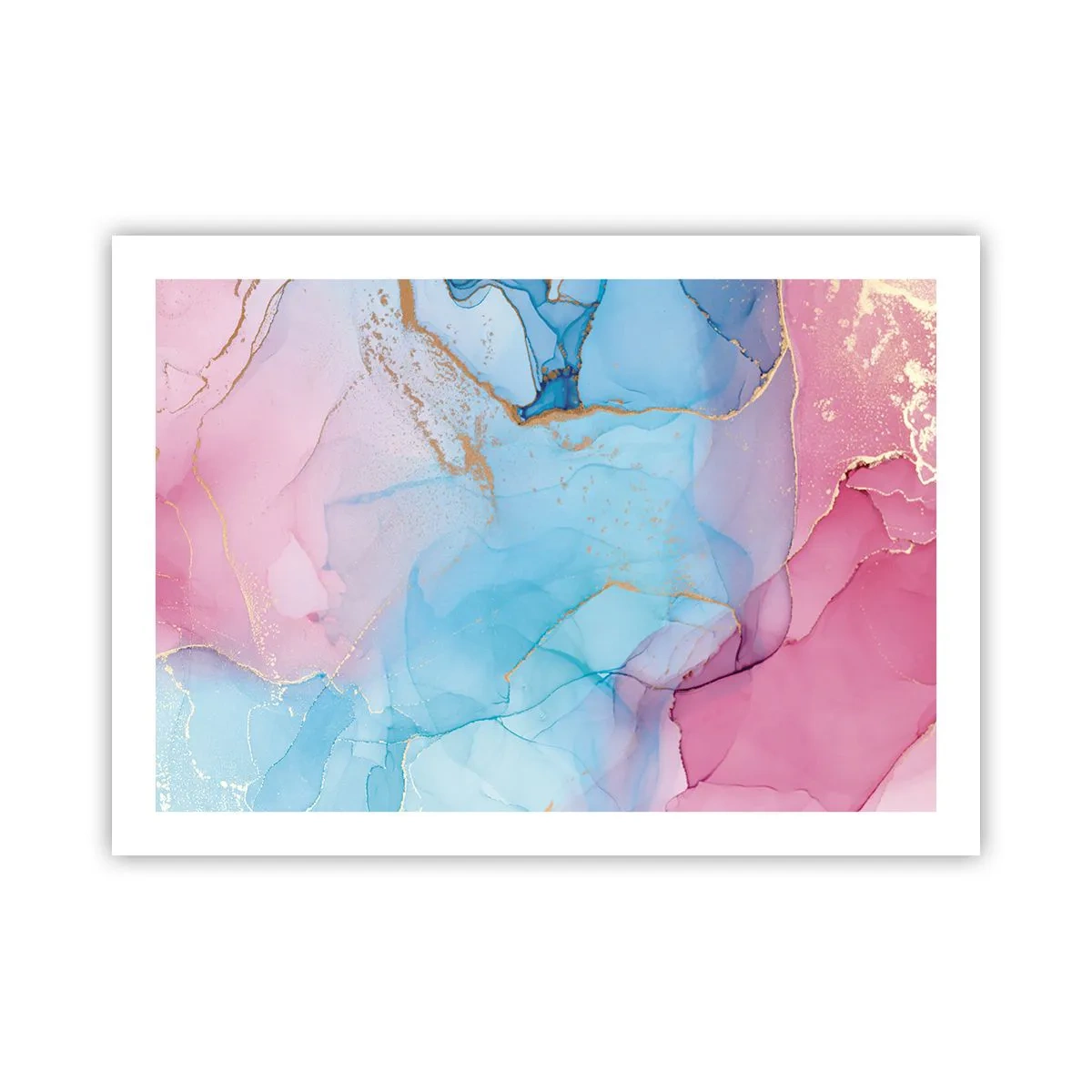 Plakat - Spotkanie i przenikanie - 70x50 cm