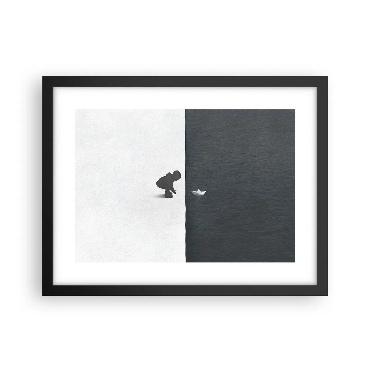 Plakat w czarnej ramie - Wielka wyprawa - 40x30 cm