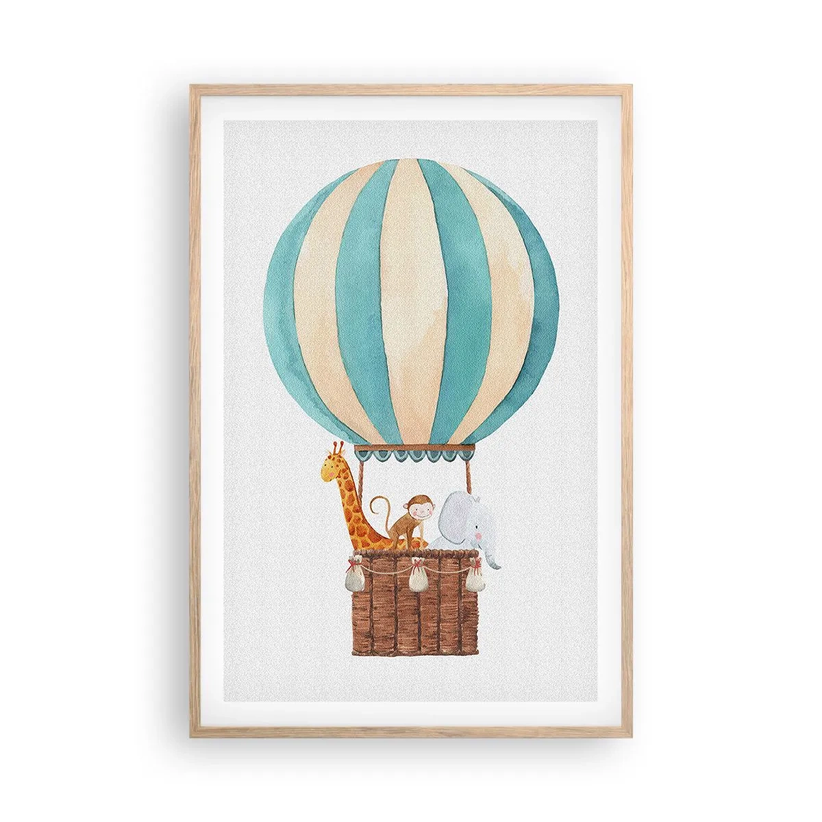 Plakat w ramie jasny dąb - Fantastyczna wycieczka - 61x91 cm