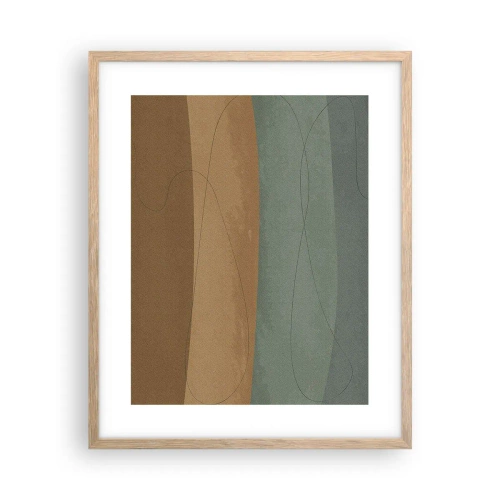 Plakat w ramie jasny dąb - Kompozycja horyzontalna - 40x50 cm