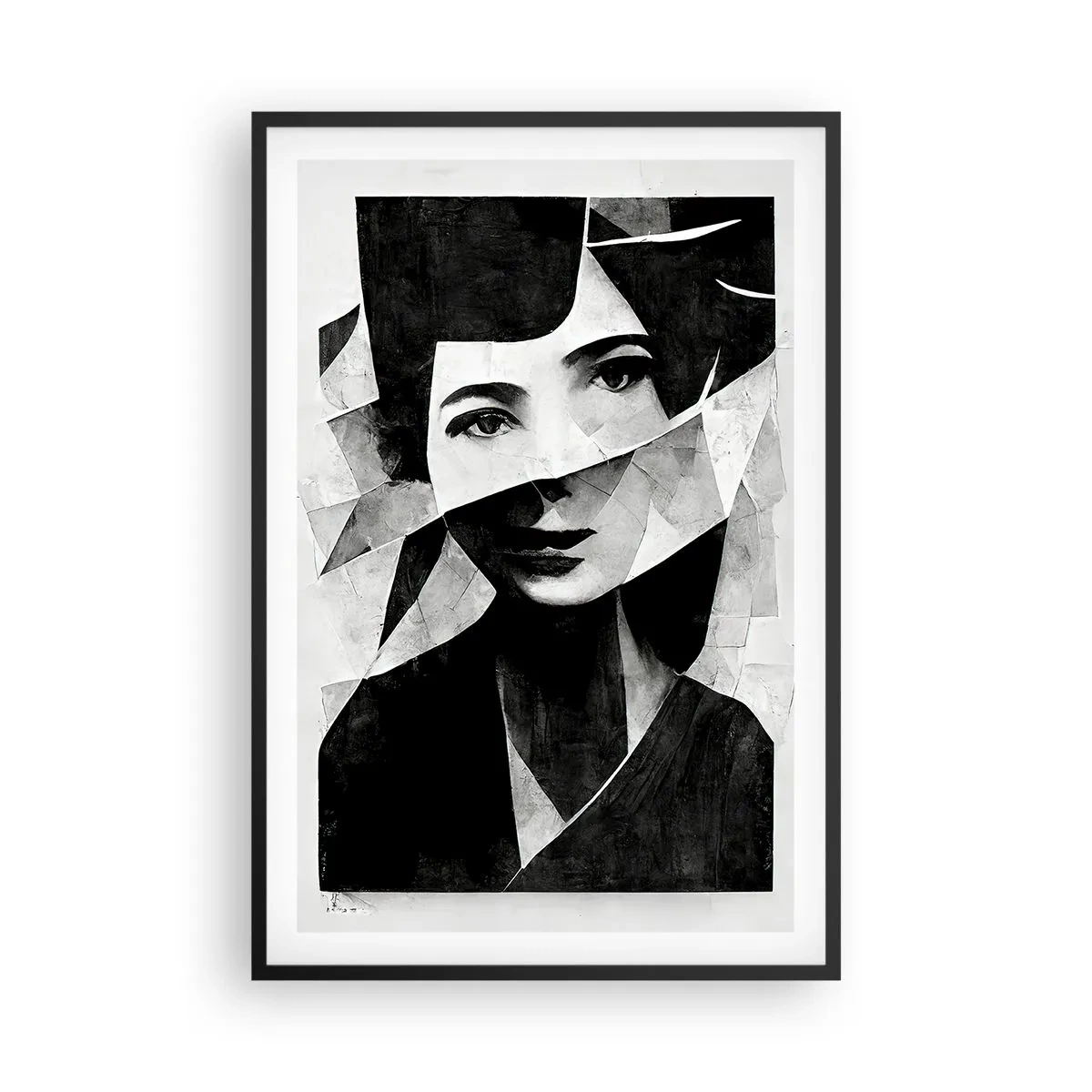 Plakat w czarnej ramie - Naprawdę jaka jesteś… - 61x91 cm
