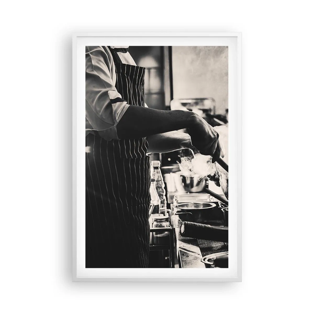 Plakat w białej ramie - Alchemia smaków - 61x91 cm