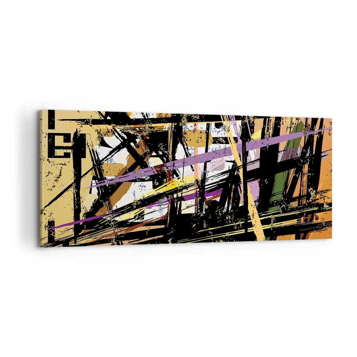Obraz na płótnie - Ostre cięcie - 100x40 cm