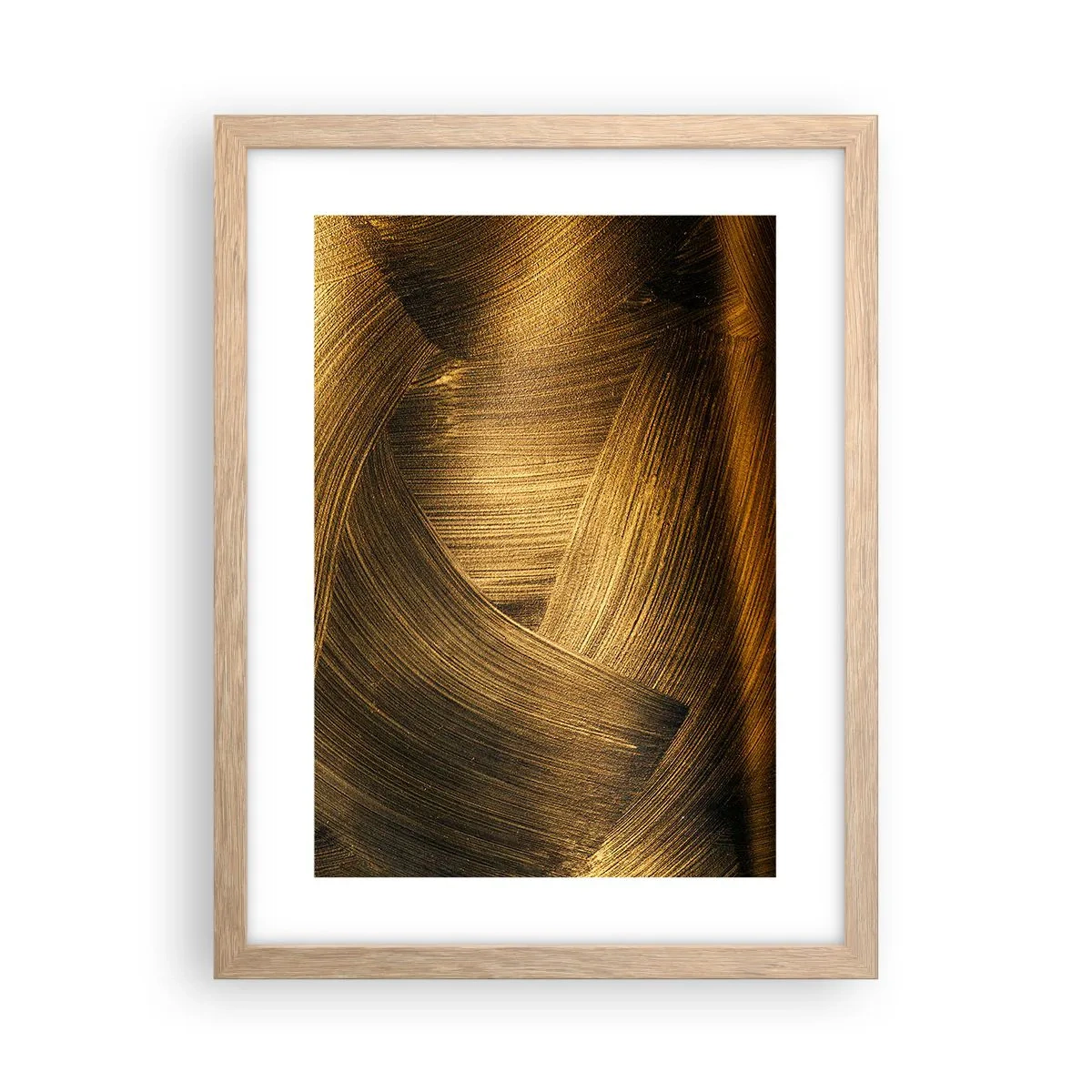 Plakat w ramie jasny dąb - W złotym labiryncie - 30x40 cm