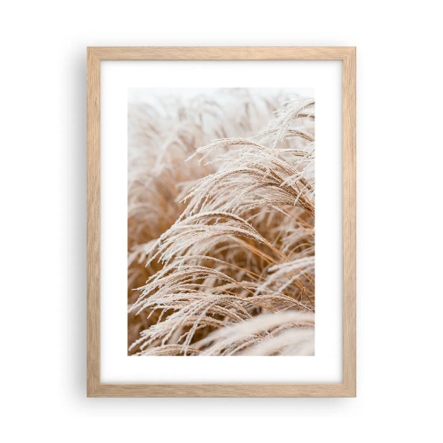 Plakat w ramie jasny dąb - Pokłon jesiennemu słońcu - 30x40 cm