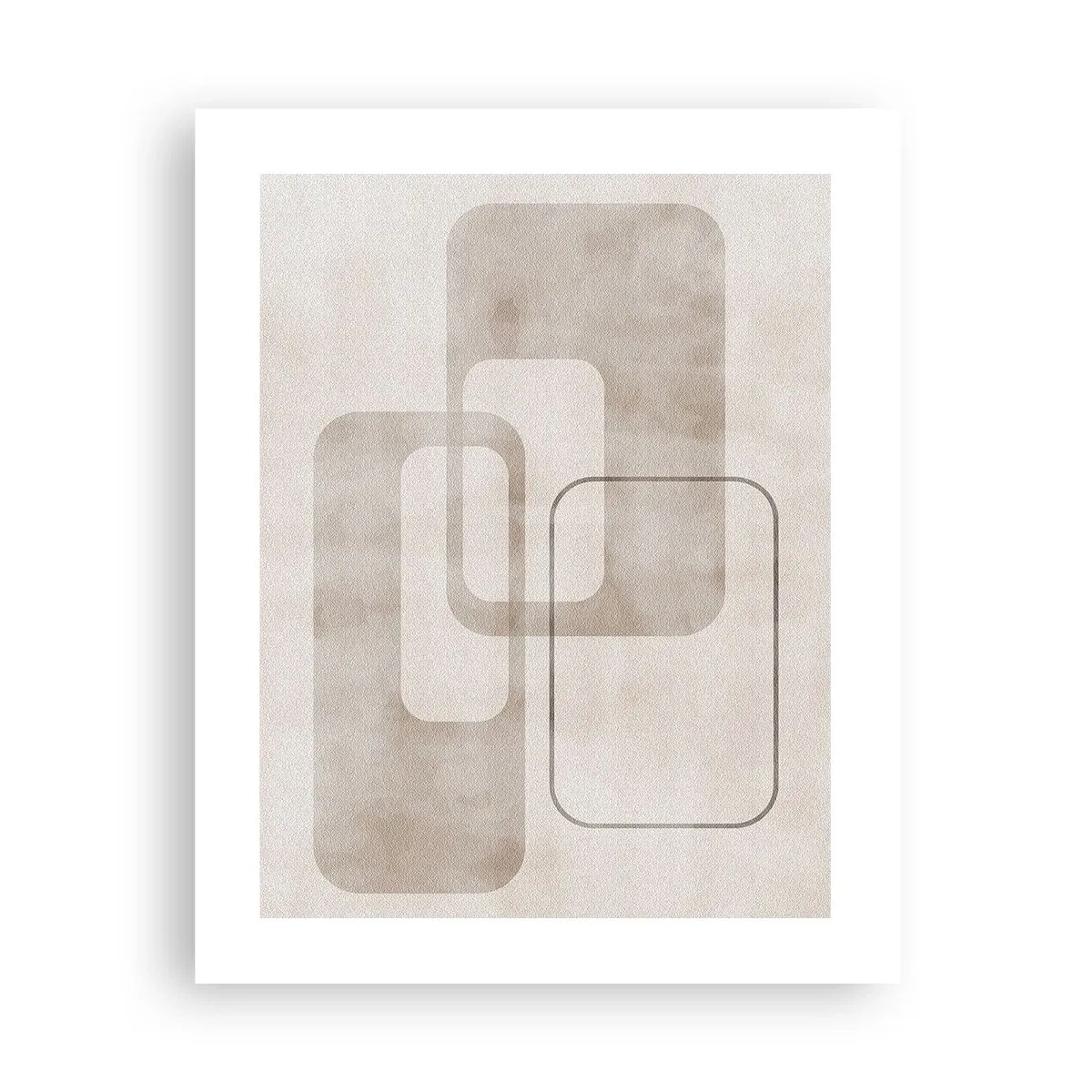 Plakat - Geometryczna fuga - 40x50 cm