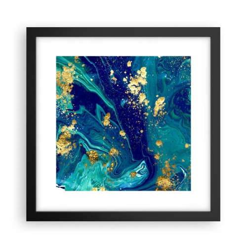 Plakat w czarnej ramie - Płatki słońca  - 30x30 cm