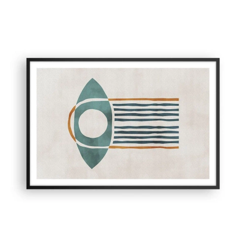 Plakat w czarnej ramie - Znaki i rytuały - 91x61 cm