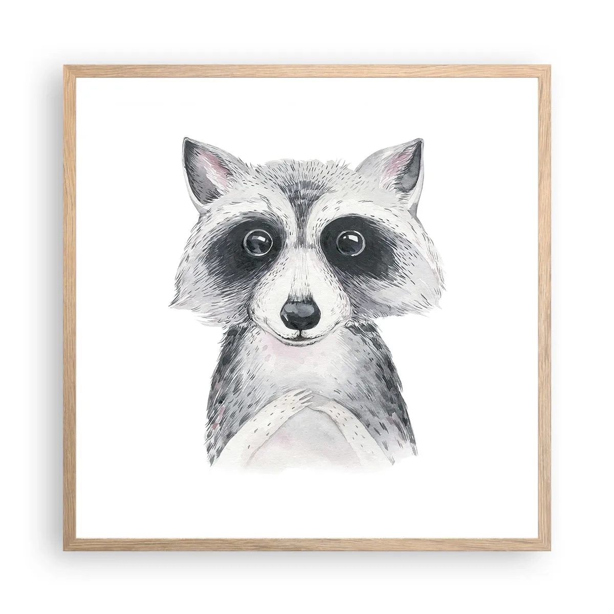 Plakat w ramie jasny dąb - Chwila na wzruszenie - 60x60 cm