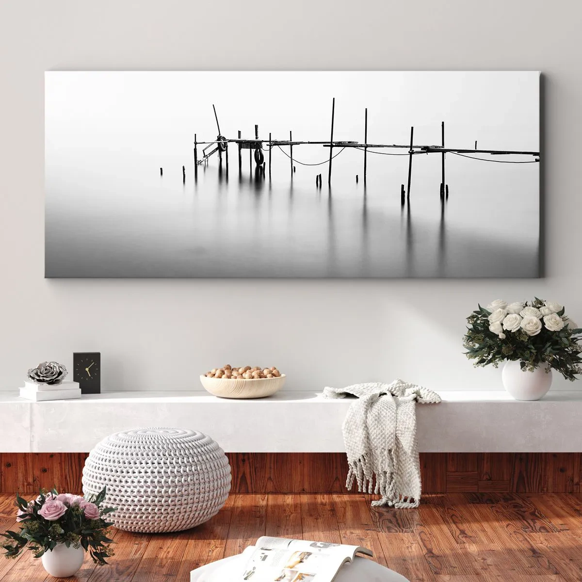 Obraz na płótnie - A jeśli świata nie ma? - 100x40 cm