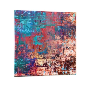 Obraz na szkle - Pamięć i niepamięć - 70x70 cm