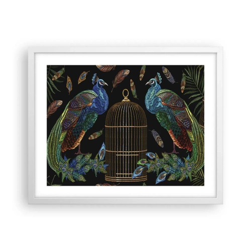 Plakat w białej ramie - W królewskich szatach - 50x40 cm