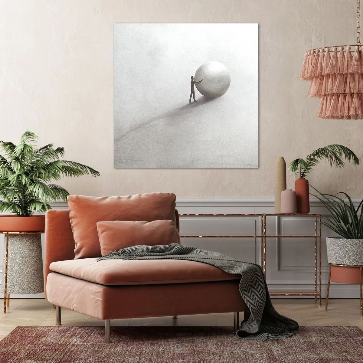 Obraz na płótnie - Gra życia - 70x70 cm