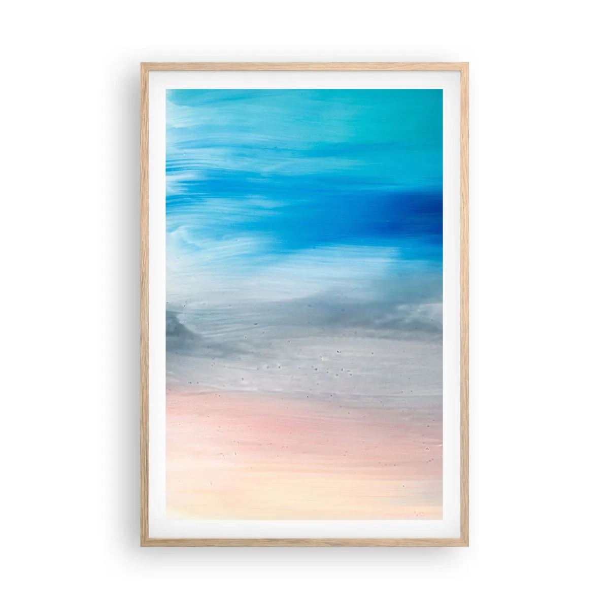 Plakat w ramie jasny dąb - Żywioły: powietrze - 61x91 cm