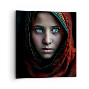 Obraz na płótnie - Wschodnia księżniczka - 70x70 cm