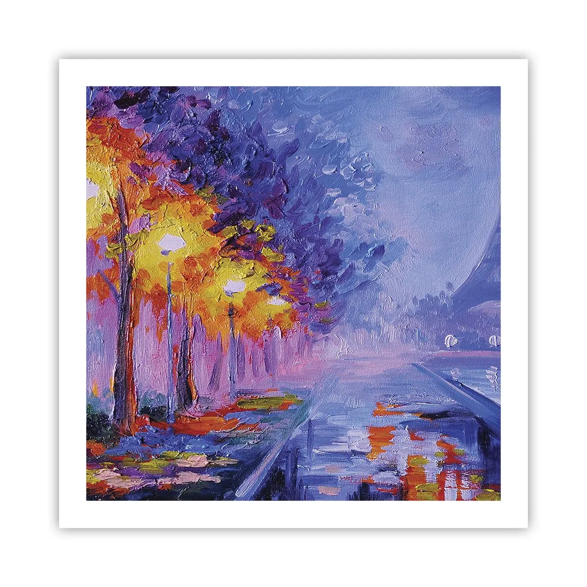 Plakat - Wymarzony spacer - 60x60 cm