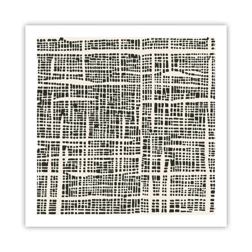 Plakat - Kompozycja utkana - 60x60 cm