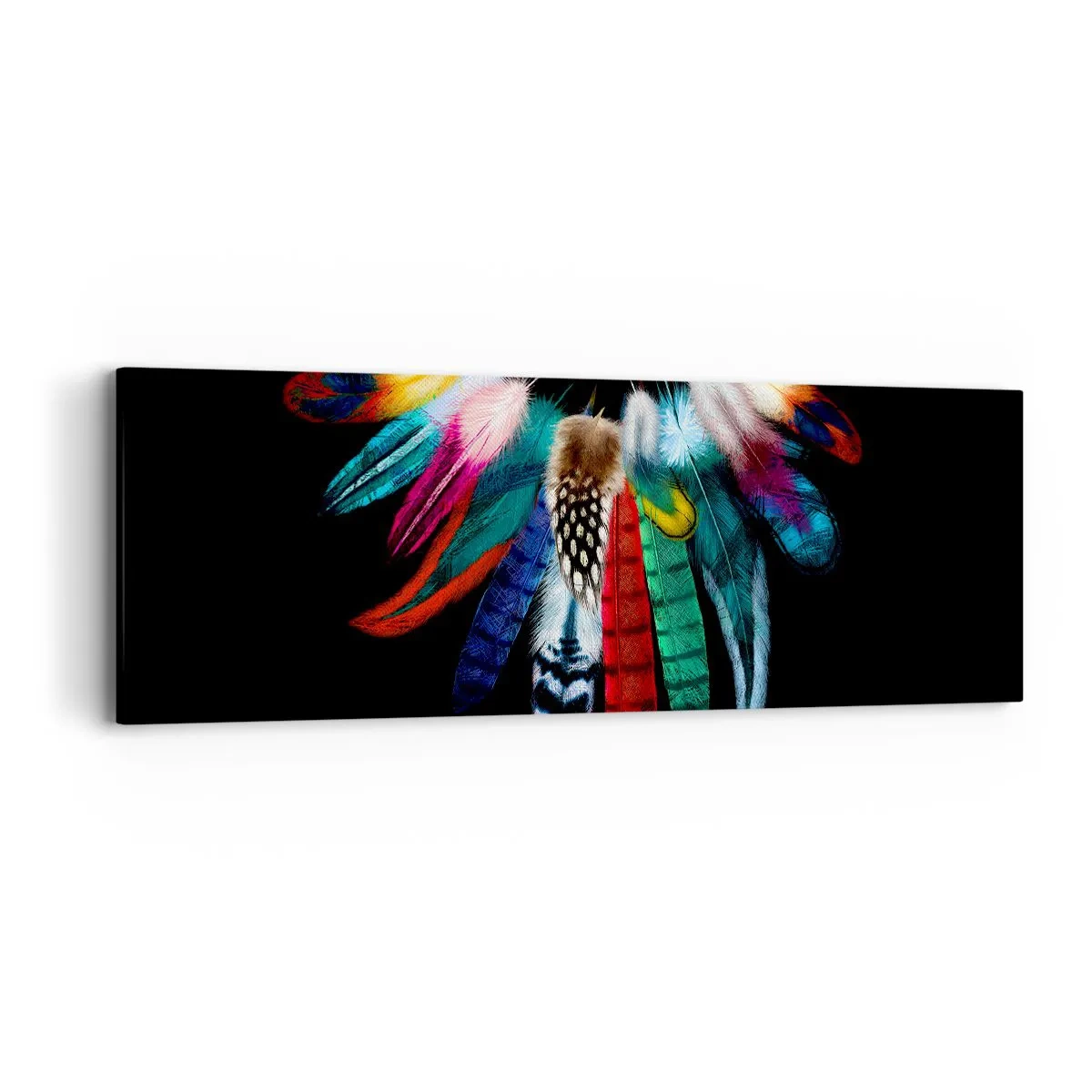 Obraz na płótnie - Indiański naszyjnik - 90x30 cm
