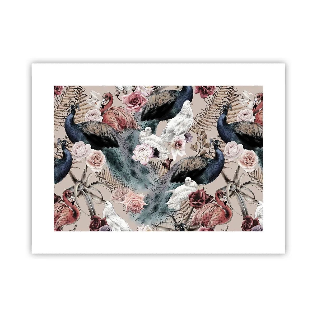 Plakat - W pałacowym ogrodzie - 40x30 cm
