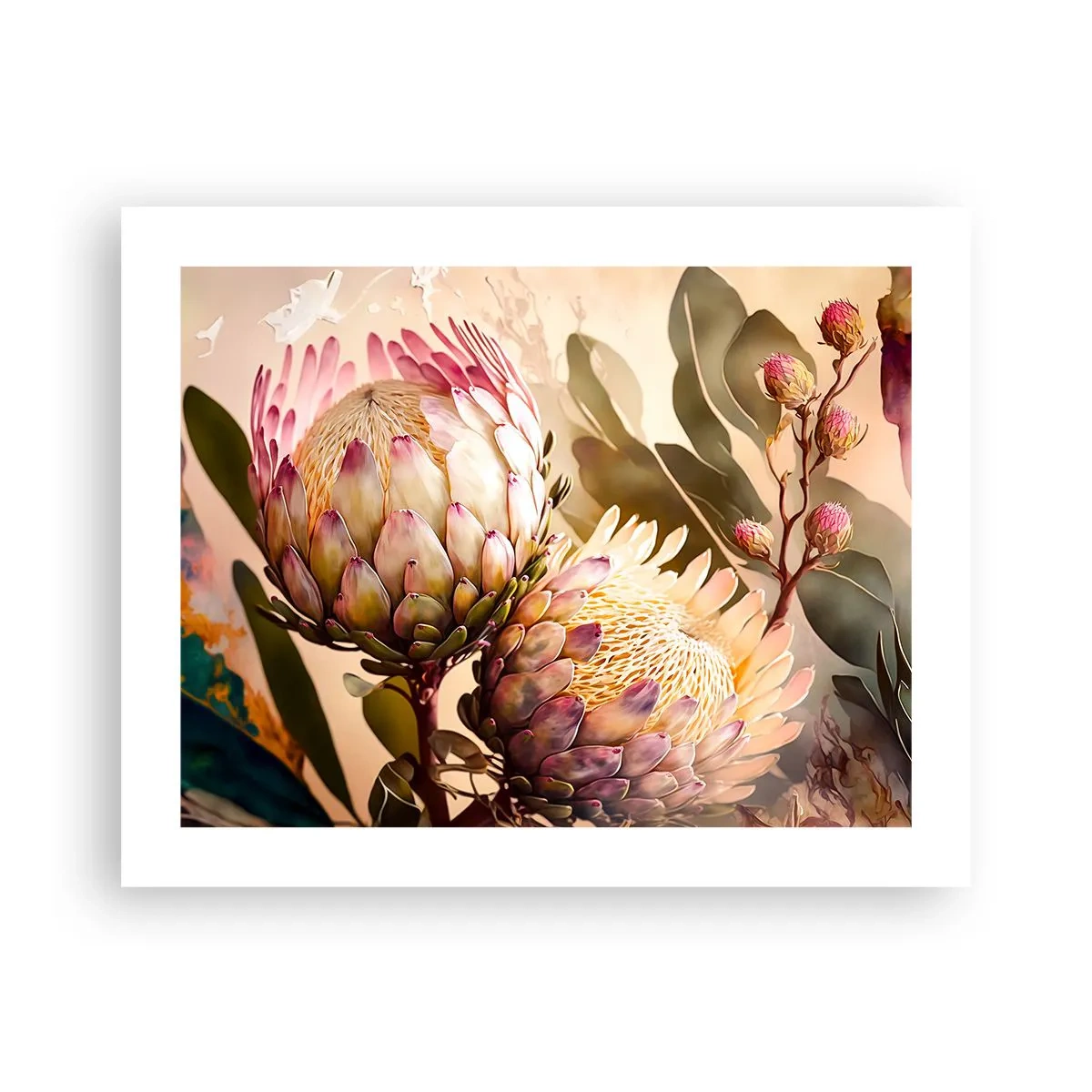 Plakat - Czule objęte - 50x40 cm