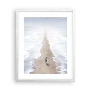 Plakat w białej ramie - Jasna przyszłość - 40x50 cm