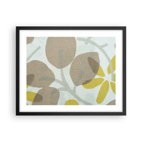 Plakat w czarnej ramie - Kompozycja w pełnym słońcu - 50x40 cm
