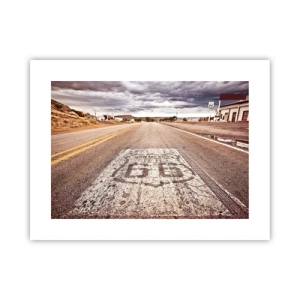 Plakat - Mother Road - amerykańska legenda - 40x30 cm